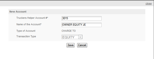 Equity Account